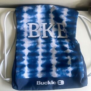 Buckle Drawstring Bag